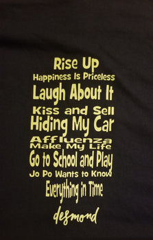 Happiness is priceless t-shirt-back